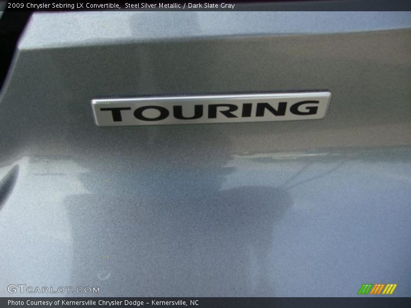 Steel Silver Metallic / Dark Slate Gray 2009 Chrysler Sebring LX Convertible