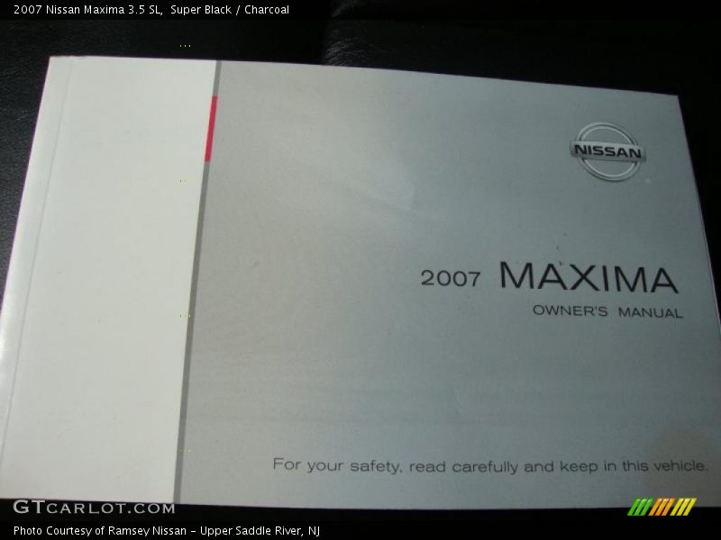 Super Black / Charcoal 2007 Nissan Maxima 3.5 SL