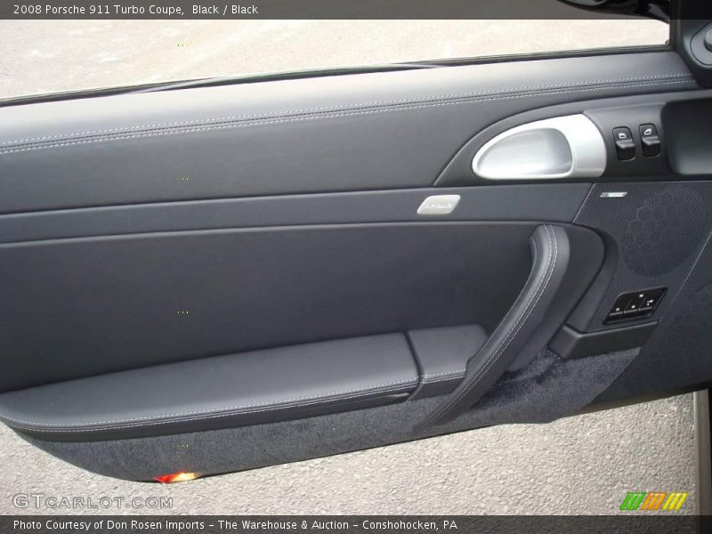 Black / Black 2008 Porsche 911 Turbo Coupe