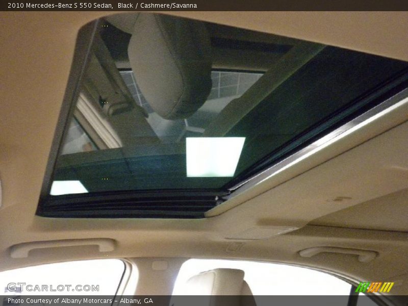 Black / Cashmere/Savanna 2010 Mercedes-Benz S 550 Sedan