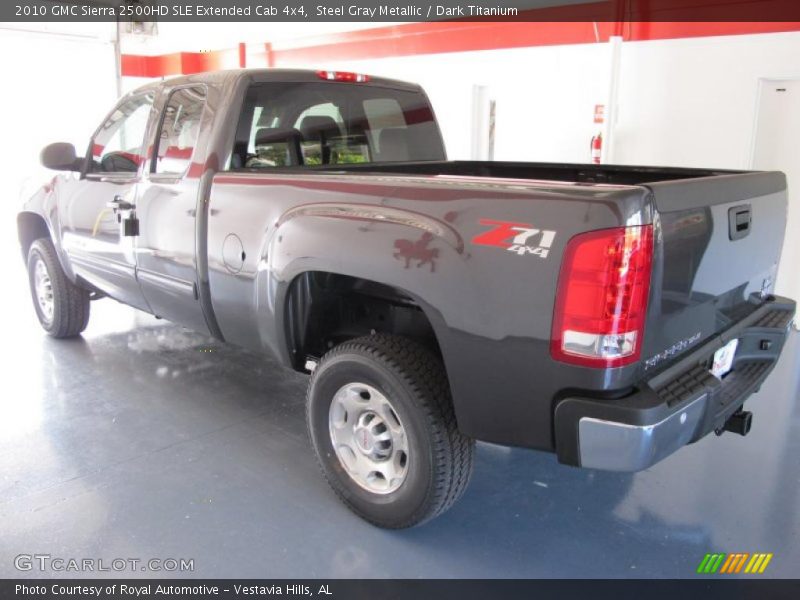 Steel Gray Metallic / Dark Titanium 2010 GMC Sierra 2500HD SLE Extended Cab 4x4