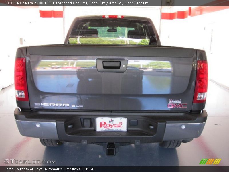 Steel Gray Metallic / Dark Titanium 2010 GMC Sierra 2500HD SLE Extended Cab 4x4