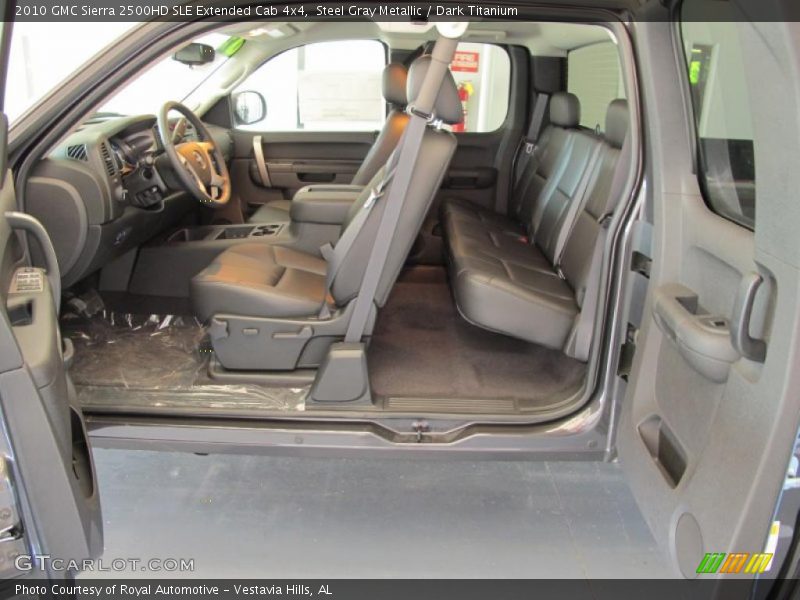 Steel Gray Metallic / Dark Titanium 2010 GMC Sierra 2500HD SLE Extended Cab 4x4