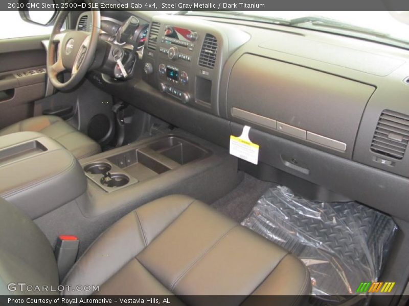 Steel Gray Metallic / Dark Titanium 2010 GMC Sierra 2500HD SLE Extended Cab 4x4