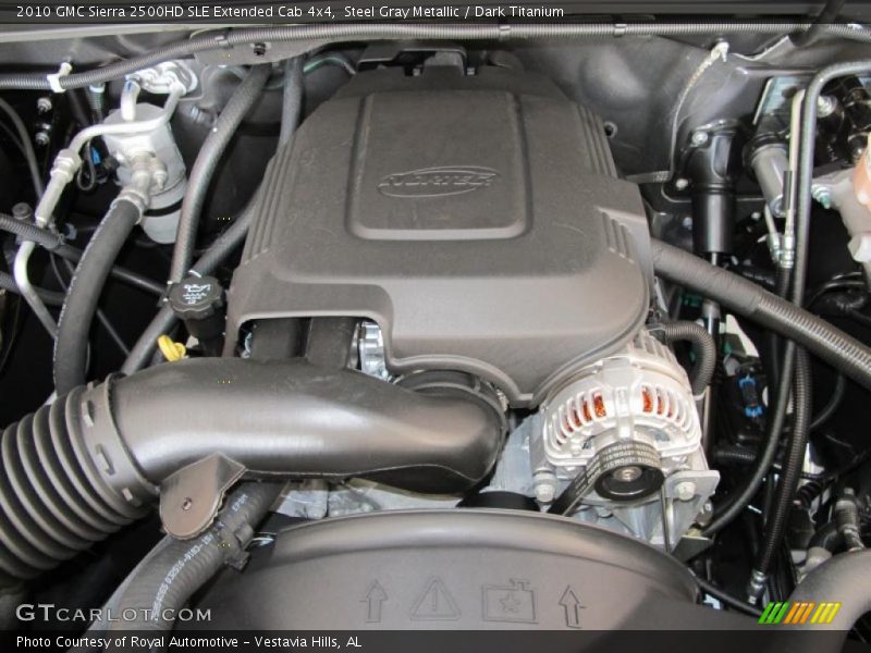 Steel Gray Metallic / Dark Titanium 2010 GMC Sierra 2500HD SLE Extended Cab 4x4