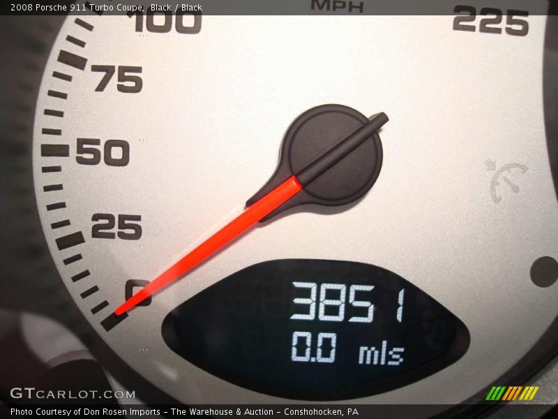 Black / Black 2008 Porsche 911 Turbo Coupe