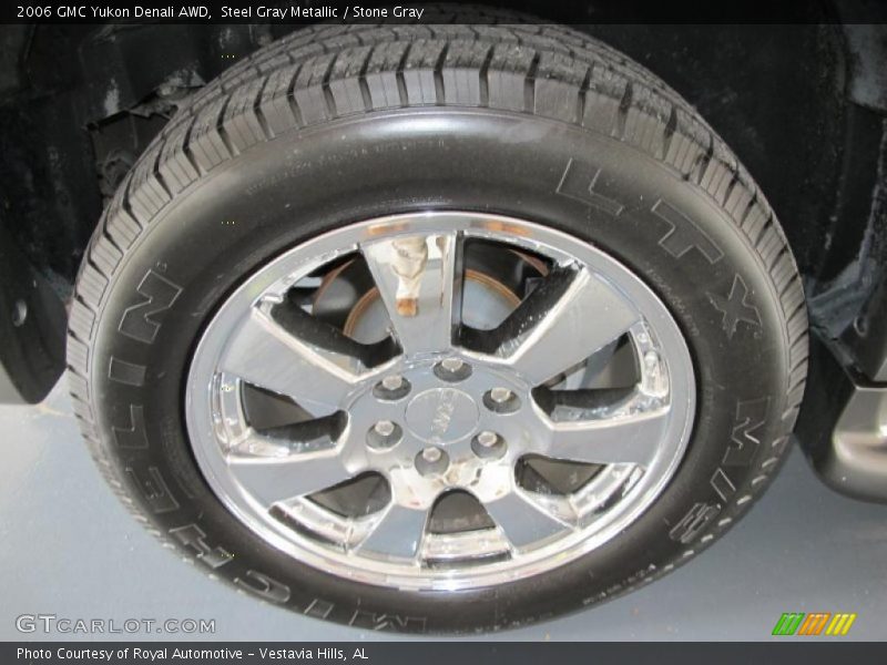 Steel Gray Metallic / Stone Gray 2006 GMC Yukon Denali AWD