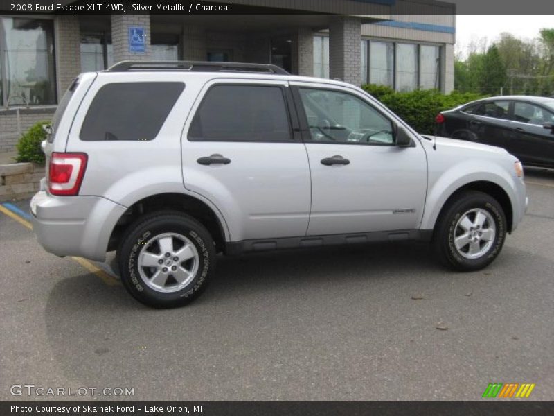Silver Metallic / Charcoal 2008 Ford Escape XLT 4WD
