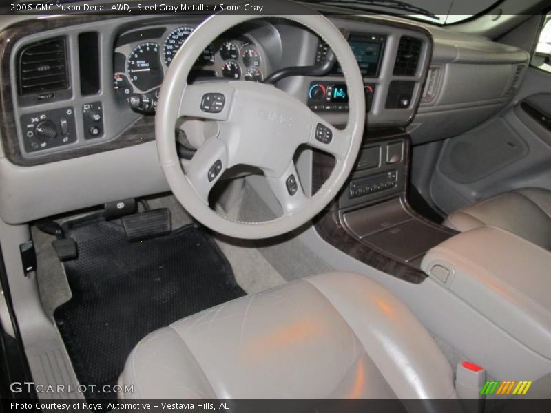 Steel Gray Metallic / Stone Gray 2006 GMC Yukon Denali AWD