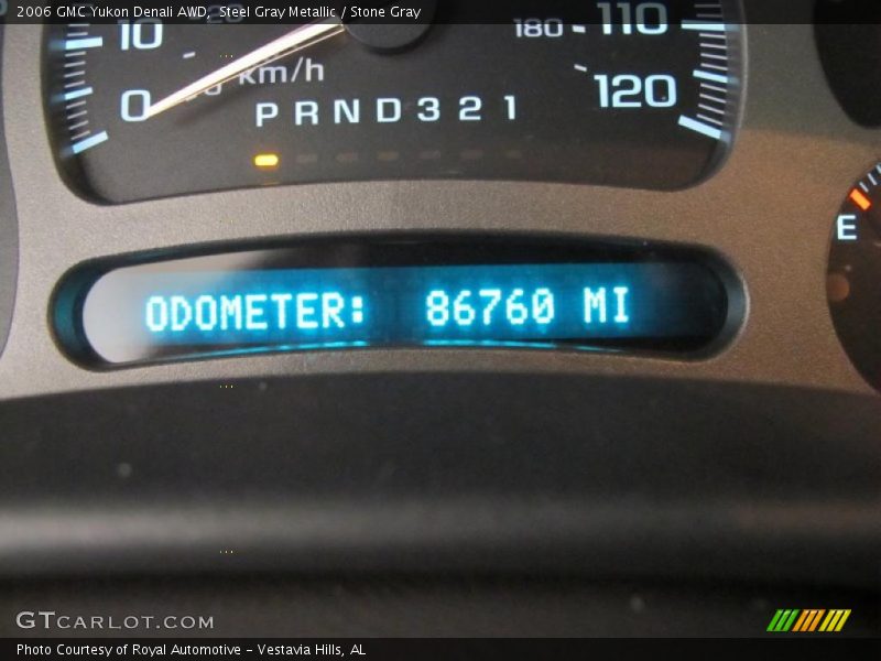 Steel Gray Metallic / Stone Gray 2006 GMC Yukon Denali AWD