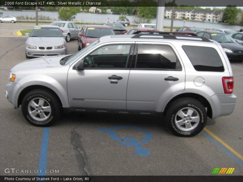 Silver Metallic / Charcoal 2008 Ford Escape XLT 4WD