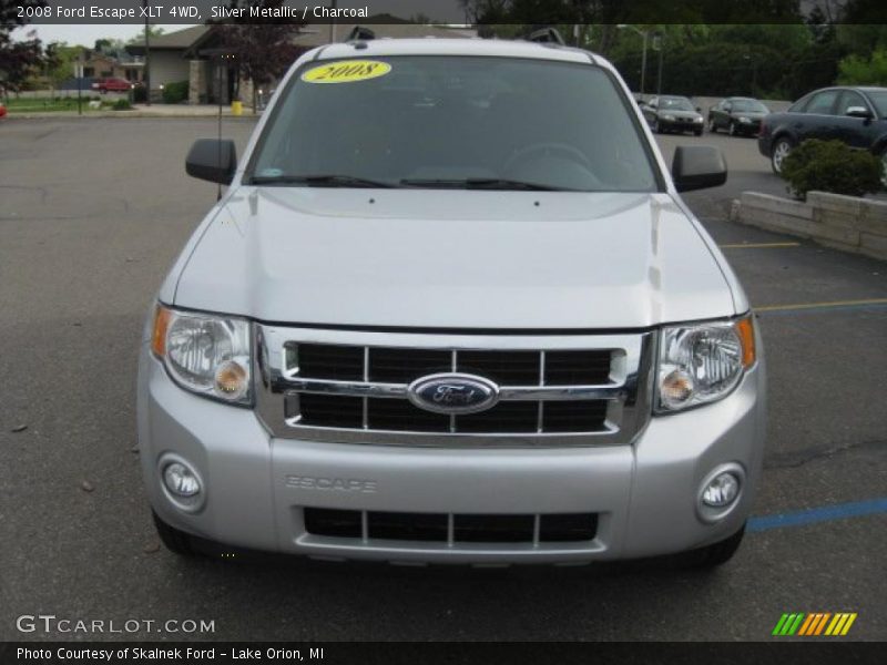Silver Metallic / Charcoal 2008 Ford Escape XLT 4WD