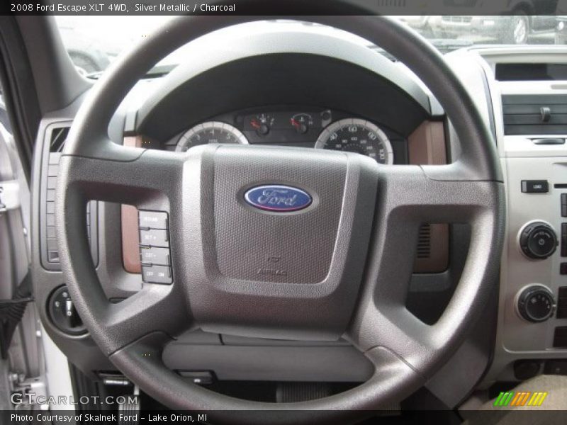 Silver Metallic / Charcoal 2008 Ford Escape XLT 4WD