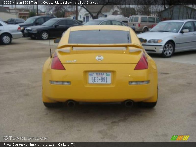 Ultra Yellow Metallic / Charcoal 2005 Nissan 350Z Touring Coupe