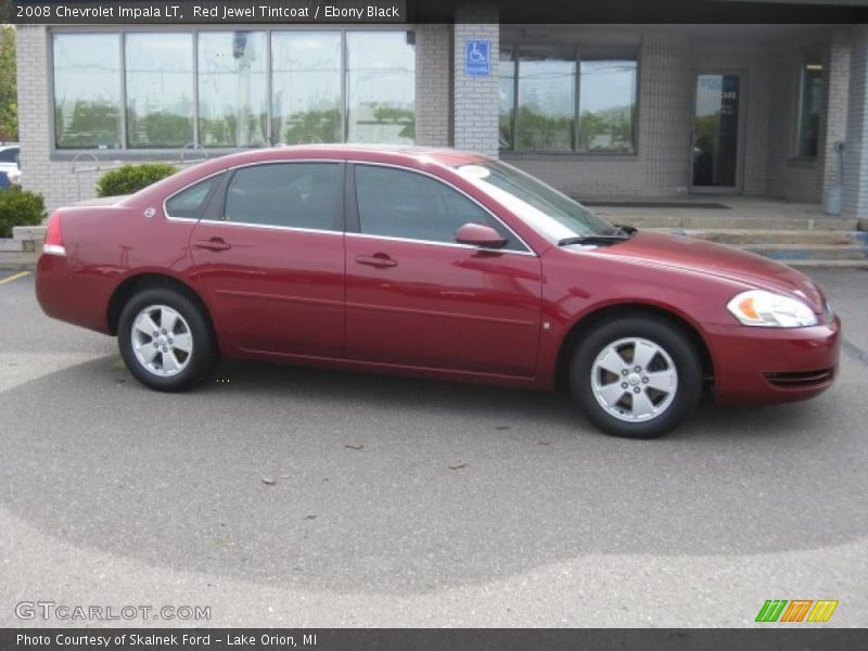 Red Jewel Tintcoat / Ebony Black 2008 Chevrolet Impala LT