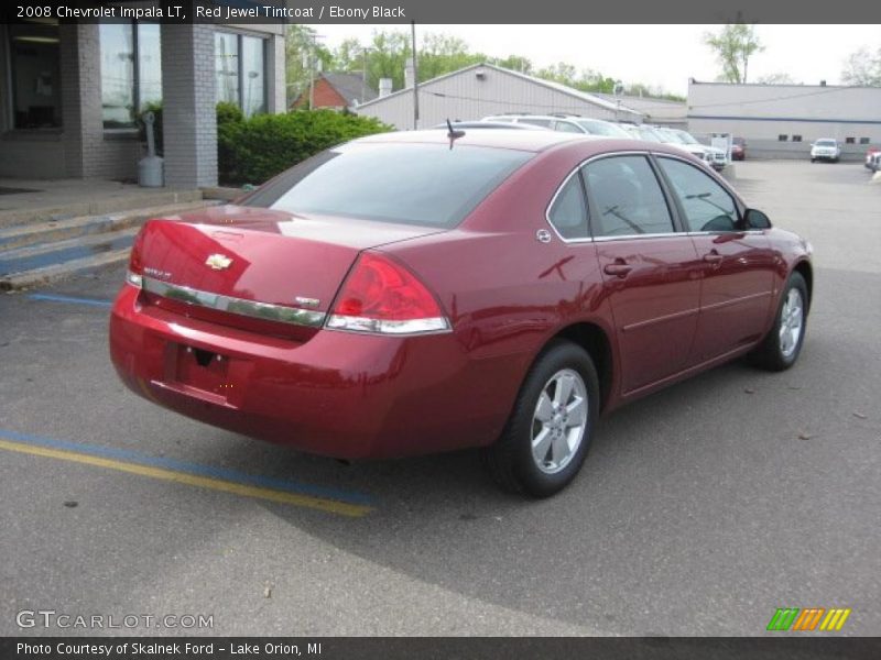 Red Jewel Tintcoat / Ebony Black 2008 Chevrolet Impala LT