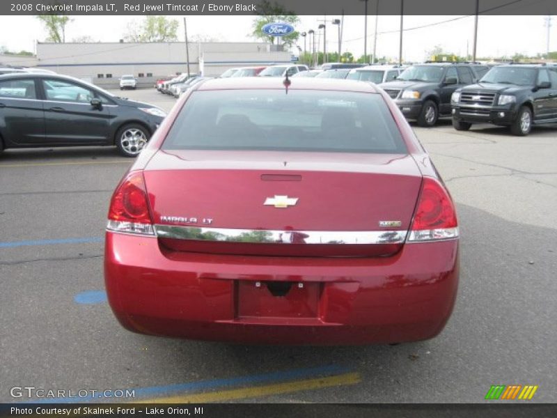 Red Jewel Tintcoat / Ebony Black 2008 Chevrolet Impala LT