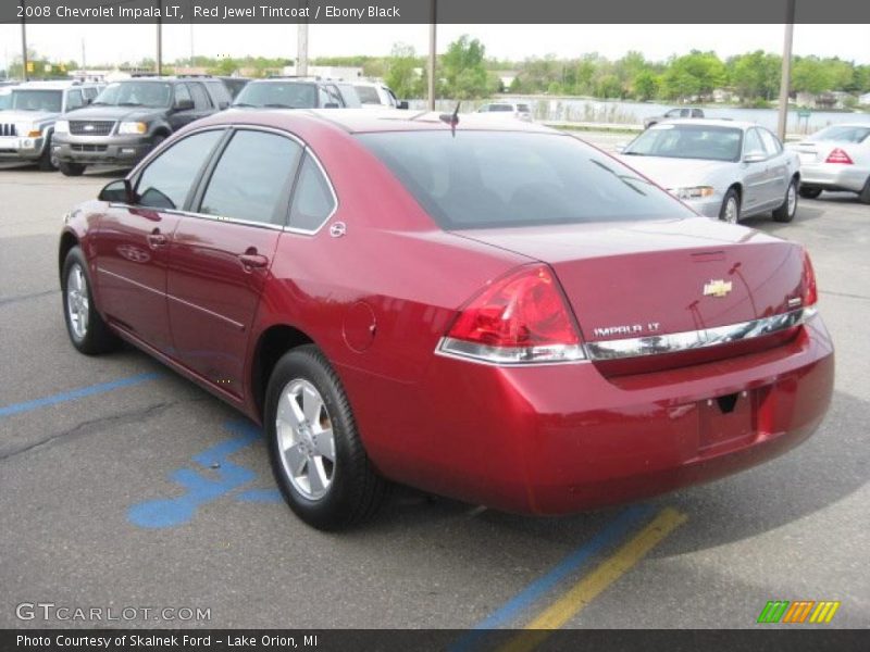 Red Jewel Tintcoat / Ebony Black 2008 Chevrolet Impala LT