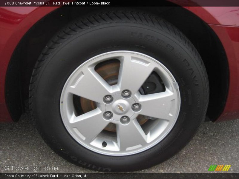 Red Jewel Tintcoat / Ebony Black 2008 Chevrolet Impala LT