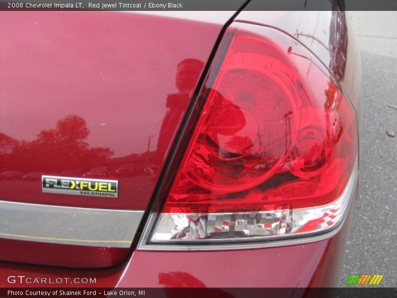 Red Jewel Tintcoat / Ebony Black 2008 Chevrolet Impala LT
