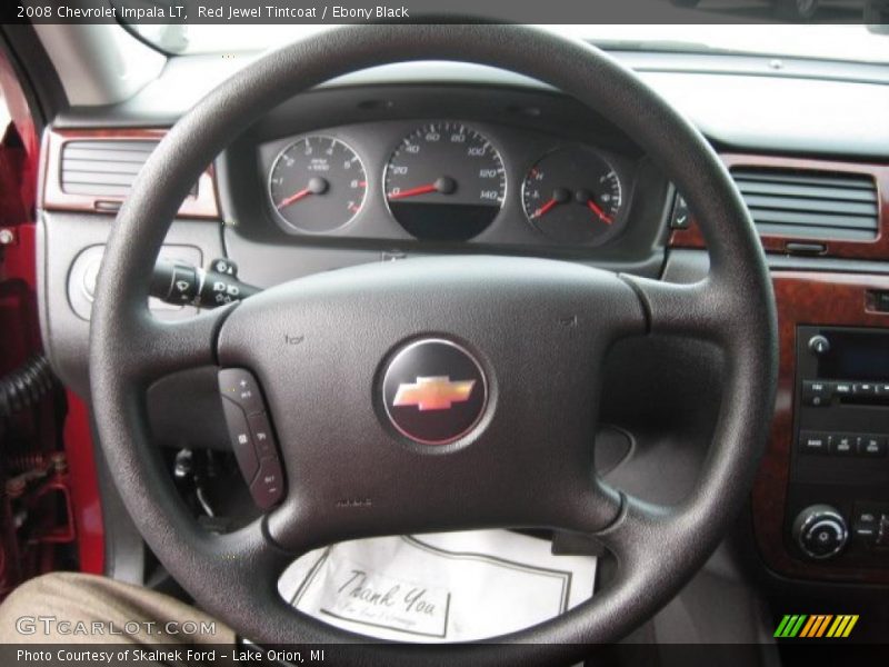 Red Jewel Tintcoat / Ebony Black 2008 Chevrolet Impala LT