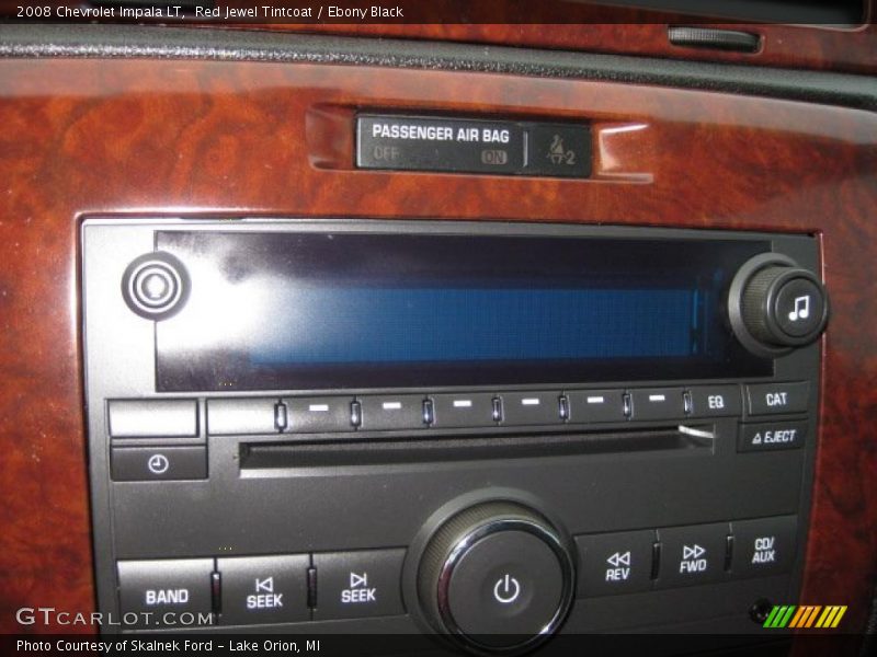 Red Jewel Tintcoat / Ebony Black 2008 Chevrolet Impala LT