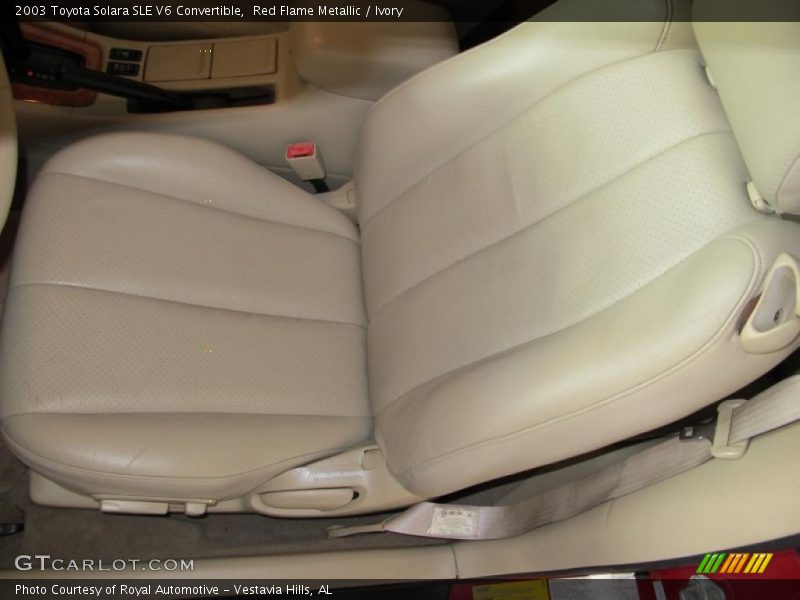 Red Flame Metallic / Ivory 2003 Toyota Solara SLE V6 Convertible