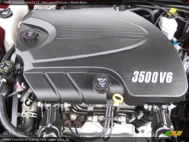 Red Jewel Tintcoat / Ebony Black 2008 Chevrolet Impala LT