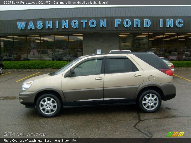 Cashmere Beige Metallic / Light Neutral 2005 Buick Rendezvous CXL AWD