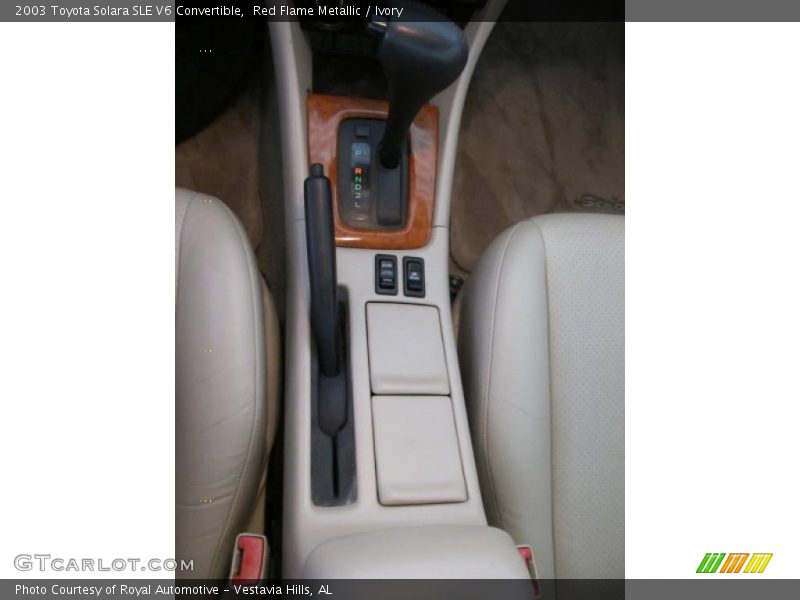 Red Flame Metallic / Ivory 2003 Toyota Solara SLE V6 Convertible