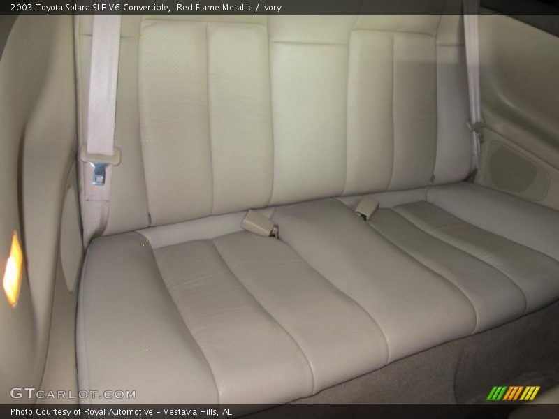 Red Flame Metallic / Ivory 2003 Toyota Solara SLE V6 Convertible