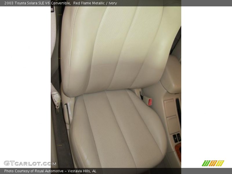Red Flame Metallic / Ivory 2003 Toyota Solara SLE V6 Convertible