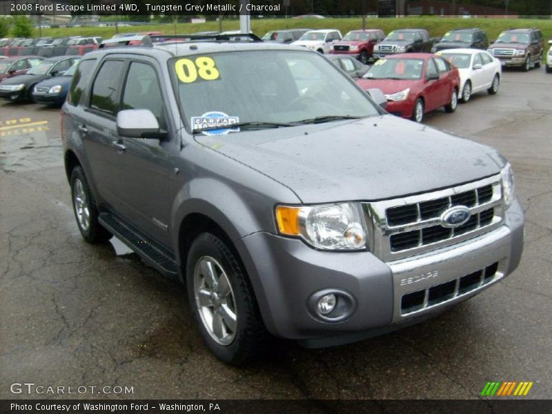 Tungsten Grey Metallic / Charcoal 2008 Ford Escape Limited 4WD