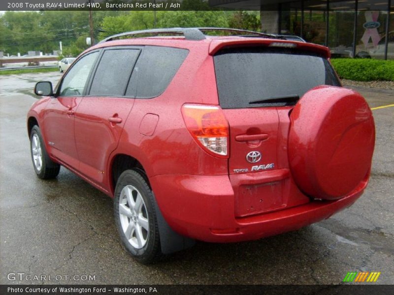 Barcelona Red Pearl / Ash 2008 Toyota RAV4 Limited 4WD