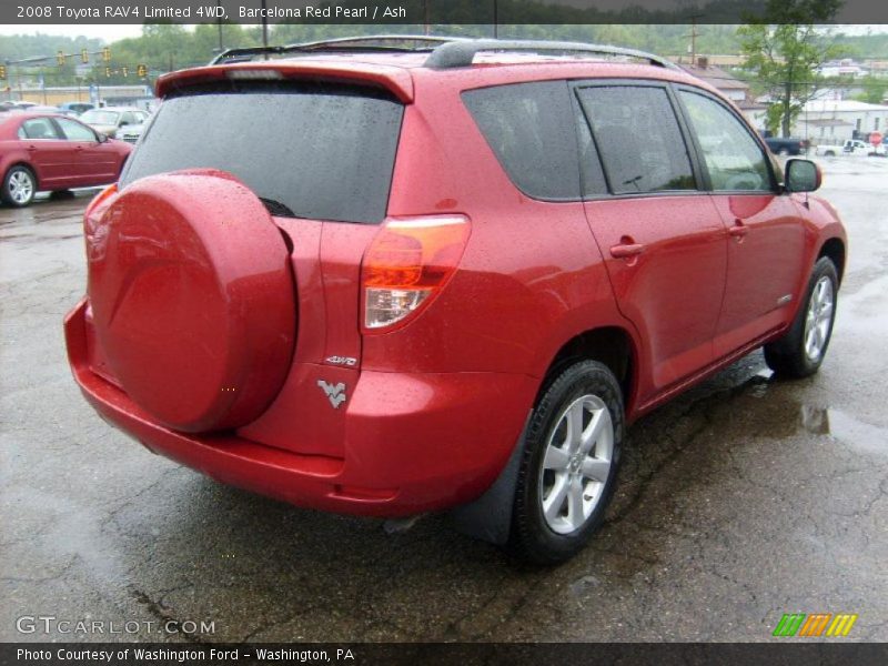Barcelona Red Pearl / Ash 2008 Toyota RAV4 Limited 4WD