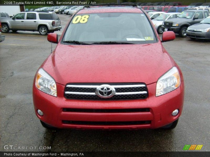 Barcelona Red Pearl / Ash 2008 Toyota RAV4 Limited 4WD