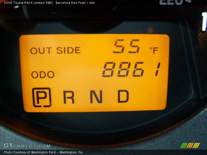 Barcelona Red Pearl / Ash 2008 Toyota RAV4 Limited 4WD