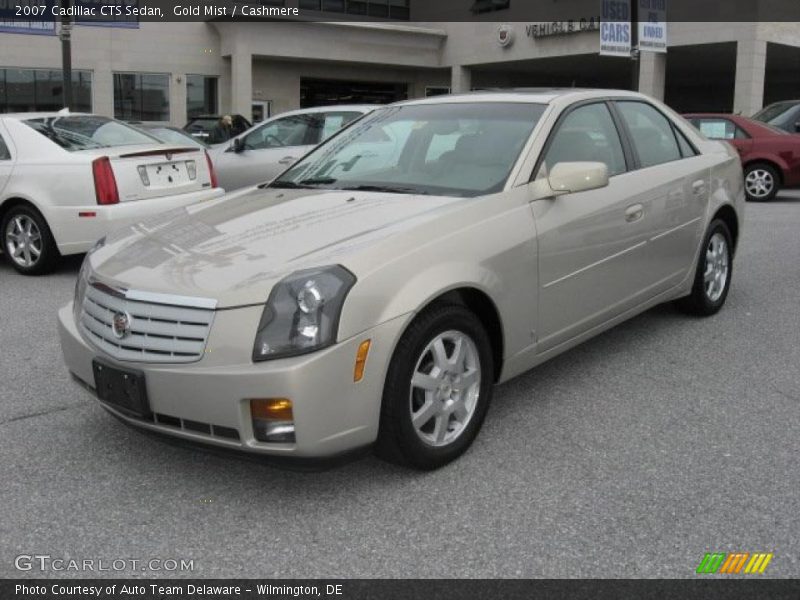 Gold Mist / Cashmere 2007 Cadillac CTS Sedan