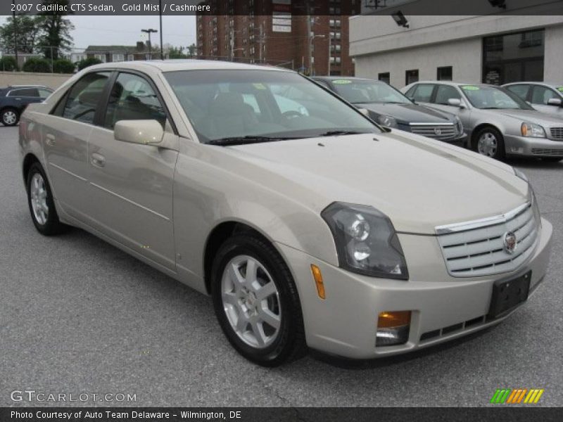 Gold Mist / Cashmere 2007 Cadillac CTS Sedan
