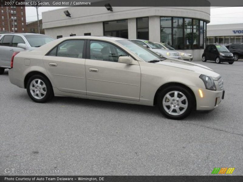 Gold Mist / Cashmere 2007 Cadillac CTS Sedan