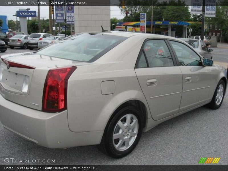 Gold Mist / Cashmere 2007 Cadillac CTS Sedan