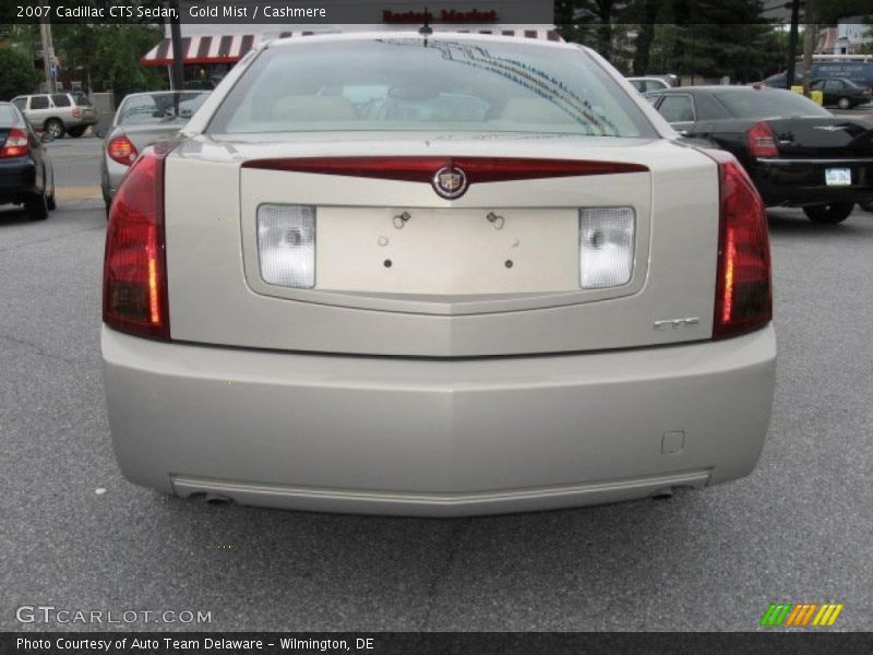 Gold Mist / Cashmere 2007 Cadillac CTS Sedan