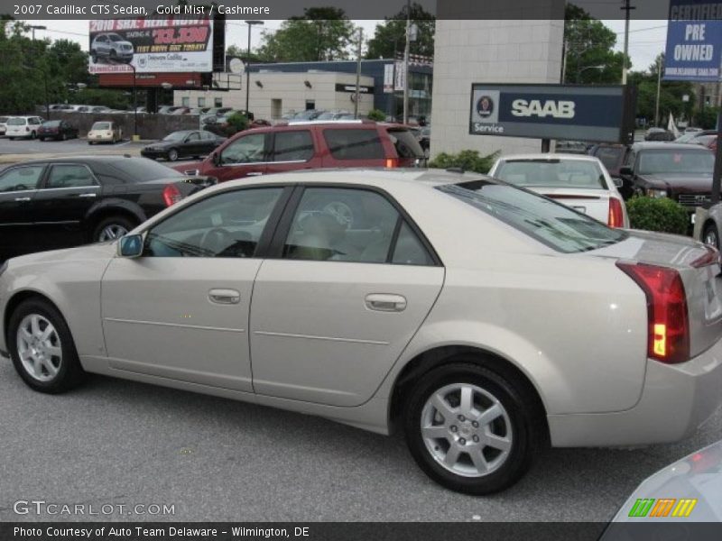 Gold Mist / Cashmere 2007 Cadillac CTS Sedan