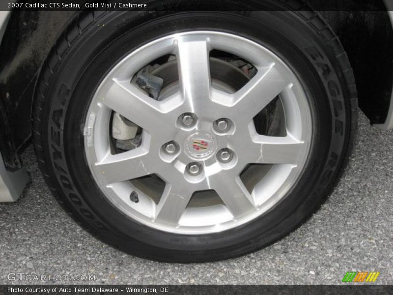 Gold Mist / Cashmere 2007 Cadillac CTS Sedan