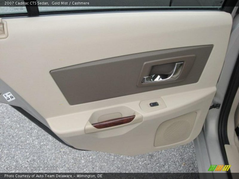 Gold Mist / Cashmere 2007 Cadillac CTS Sedan