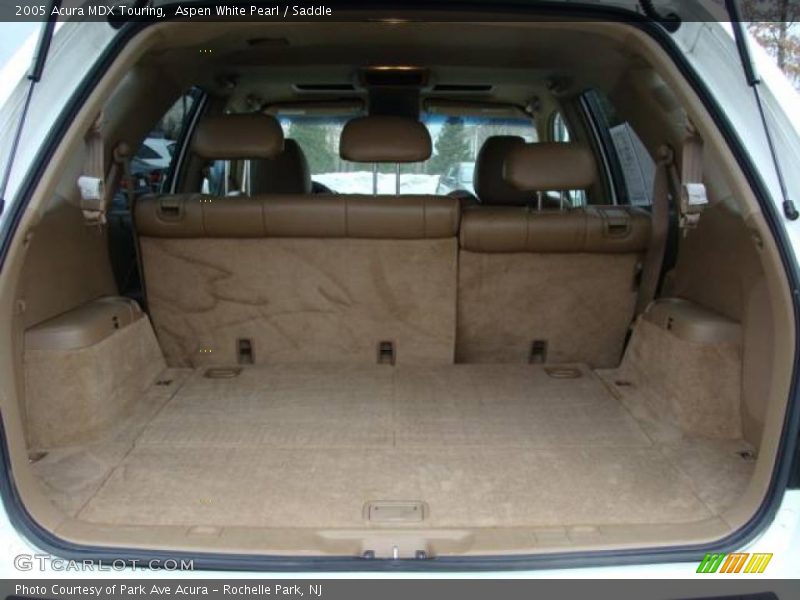 Aspen White Pearl / Saddle 2005 Acura MDX Touring