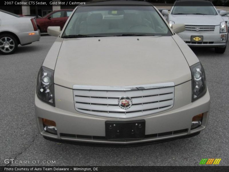 Gold Mist / Cashmere 2007 Cadillac CTS Sedan