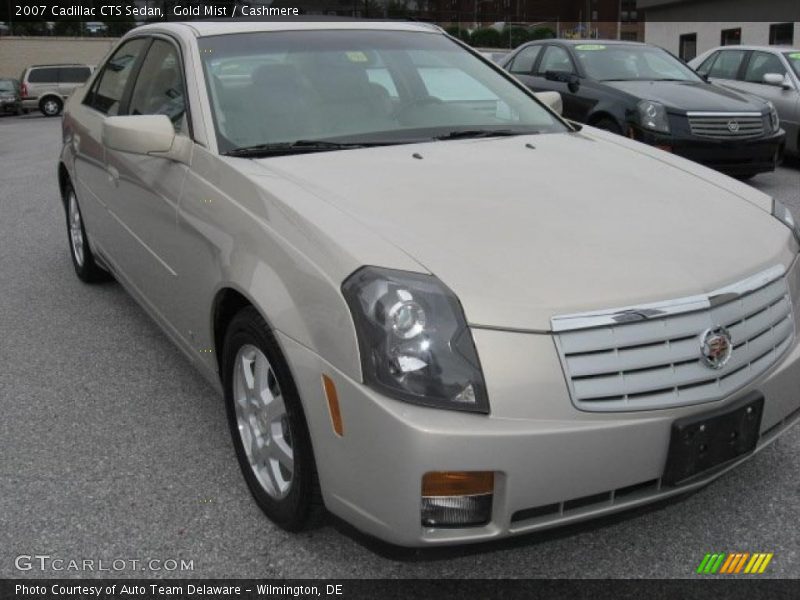 Gold Mist / Cashmere 2007 Cadillac CTS Sedan
