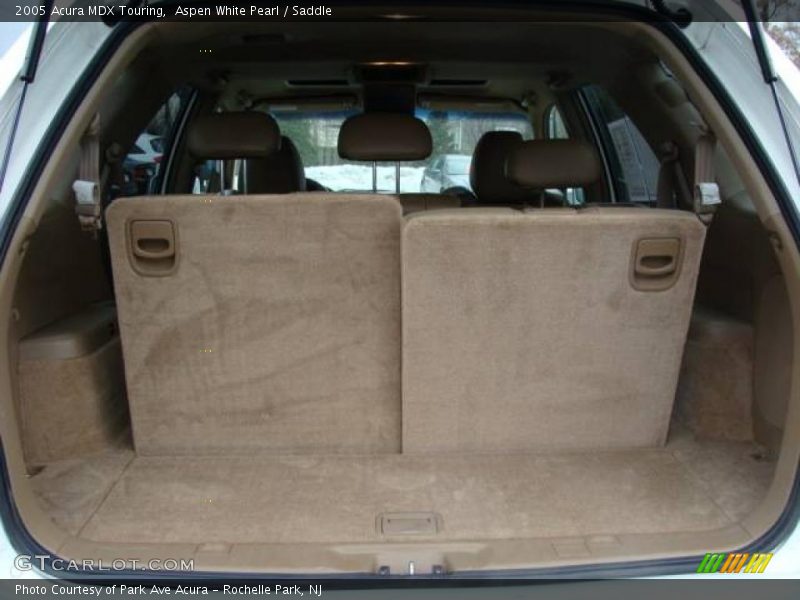Aspen White Pearl / Saddle 2005 Acura MDX Touring