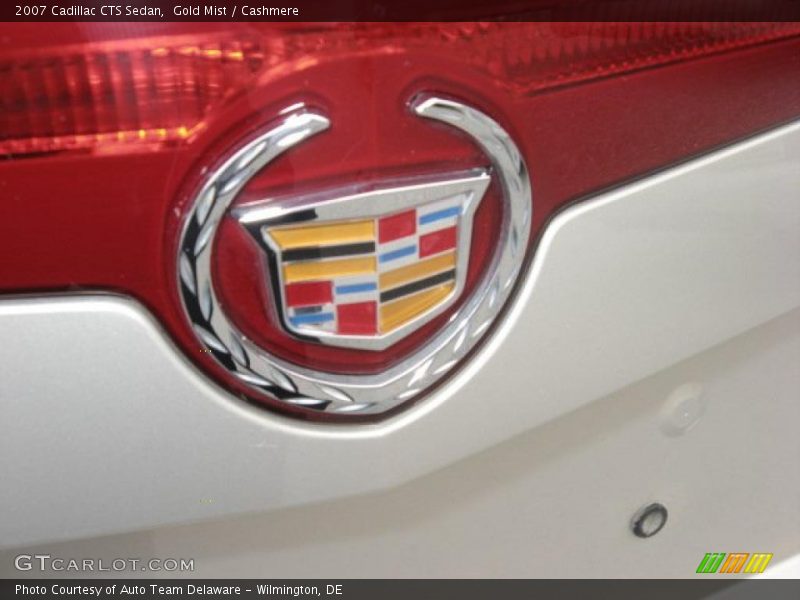 Gold Mist / Cashmere 2007 Cadillac CTS Sedan